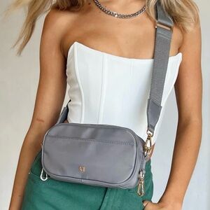 Princess Polly Wilkins Crossbody Bag in Slate